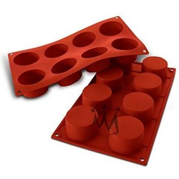 Silikomart SF028 - Silicone NR.8 CILINDRI À60 H 35 MM Terracotta