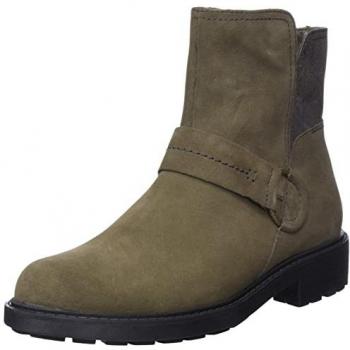 Botas de Moda Mujer Clarks Opal Rose, Color Verde Oliva Oscuro, Talla 35.5 EU