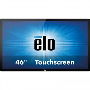 Elo Touch Solution 4602L - Pantalla Interactiva de Señalización Digital, 116.8 cm (46), LED Full HD, Panel Plano Negro con Capacidad Táctil Proyectada, 1920 x 1080 Pixeles, Brillo de 430 cd/m² y Tiempo de Respuesta de 6.5 ms