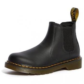 Dr. Martens 2976 Black Softy Chelsea Boots for Kids