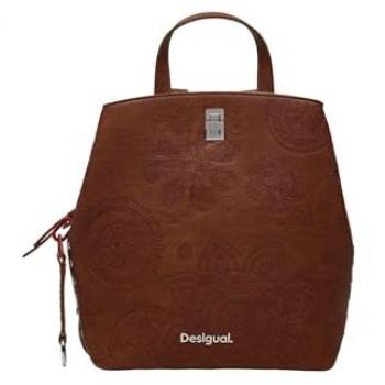 Desigual BACK DEJAVU SUMY MINI Women's Backpack in Brown, Size: ONE SIZE, Clip Fastening Handbag/Rucksack for Women, 29 cm