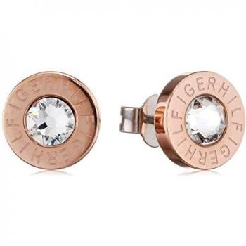 Tommy Hilfiger Jewelry Mujer acero inoxidable Pendientes de botón 2700752