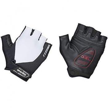 GripGrab Guantes de Ciclismo ProGel 4mm DoctorGel Carretera MTB Cortos de Verano Bicicleta Antideslizantes Acolchados, Unisex Adulto, Blanco, XS