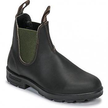 Blundstone Unisex #519 Stout Brown/Olive Chelsea Boot Leather - Size UK 5.5