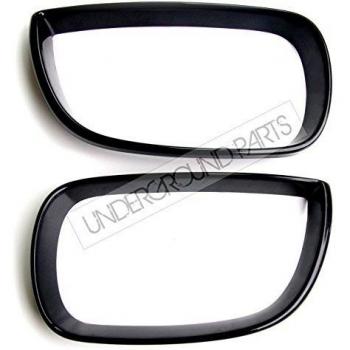 BMW 1 Series Hatchback 2004 a 2006 Rejilla Frontal de color negro fundas Rodea E87