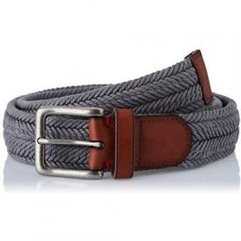 HKT by Hackett Hkt Cotton/Linen Belt Cinturón, Gris