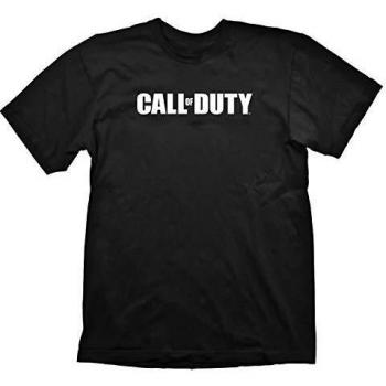 Camiseta Negra Call of Duty con Logo, Talla XL