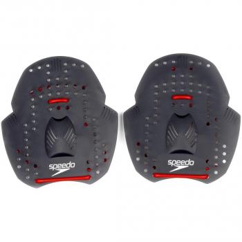 Speedo - Material de natación, tamaño L, color rojo gris