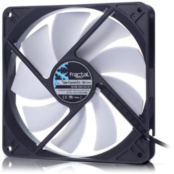 Fractal Design Silent Series R3 140 mm Case for Cooling Fan, White