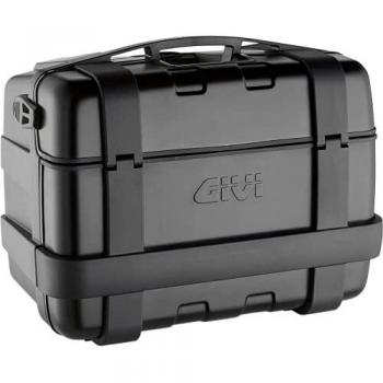 Givi TRK46BPACK2 Trekker 46 Baúl Monokey con Cover de Aluminio, Color Negro, Carga Máxima A 10 Kg