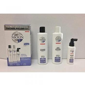 Kit Nioxin Sistema 5 para Cabello Natural con Pérdida Ligera de Densidad 300 + 300 + 100 Ml