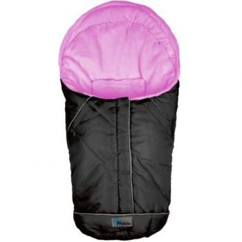 Altabebe Nordic - Saco de invierno para silla de coche, 0-12 meses, color negro/rosa