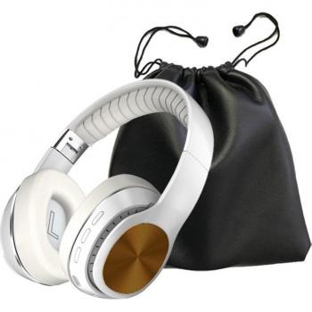 Auriculares Inalámbricos HIFI Bluetooth 5.0 Plegables con Micrófono y FM para Música, Compatibles con Samsung, iPhone, Xiaomi, PC y TV