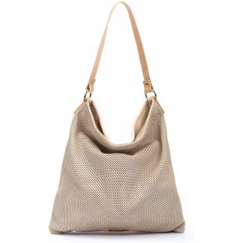 Bolso Pikolinos Ciudadela WHA-653 de piel en color melocotón - Elegante y fresco
