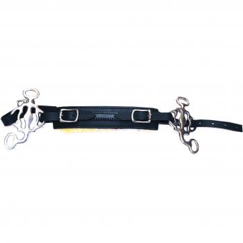 Barroco hackamore Triple Acero Inoxidable trajes 3 posiciones de Super Suave Acolchado