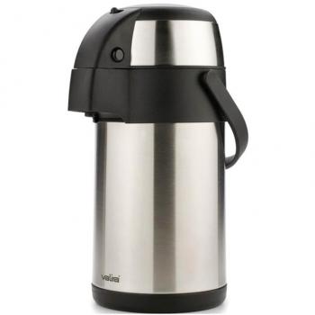 Termo Dosificador 5 Lts. Inox - Dosificación Precisa, capacidad de 5 litros, fabricado en acero inoxidable, diseño ergonómico para fácil manejo, sistema de dosificación precisa, ideal para bebidas calientes y frías