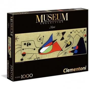 Puzzle de 1000 Piezas Clementoni, Arte Moderno, diseño Miro: Mujer y Pájaro en la Noche