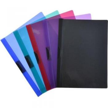 Paquete de 10 dossieres clip-swing Supra con capacidad para 30 hojas en colores surtidos