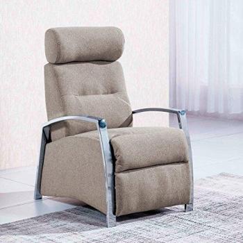 Sedutahome Sillón Relax reclinable Modelo Malcom Tejido Elegance Color Moka