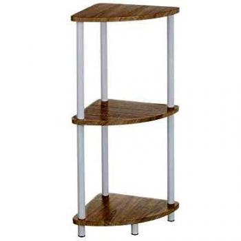 Estantería de rincón Moderna marrón de Metal para baño Basic - LOLAhome