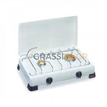 Fornello a Gas Metano 2 Fuegos Ardes 9S02FM Blanco con Coperchio