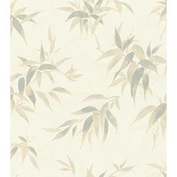 Kimono Botanical Non-Woven Wallpaper, Washable, Light-Resistant, 0.53 x 10.05 m