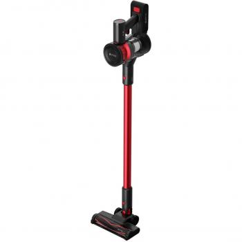 Aspirador Vertical Sin Cable Cecotec Evvo Ai25 200W 12kpa 2 en 1 Negro/Rojo - Limpieza Inteligente con Filtro HEPA y Autonomía de 45 Minutos