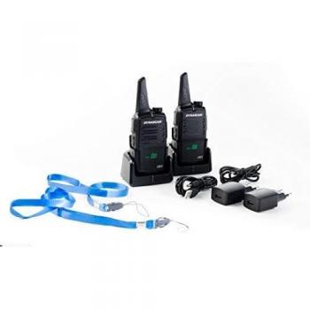 Dynascan LB23 Pareja de walkie talkies PMR-446 de Uso Libre con Pantalla Oculta