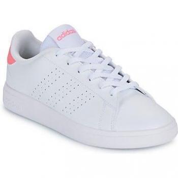 Zapatillas Adidas Advantage 2.0 para niñas en color blanco y rosa claro, modelo junior - Talla 39(1/3)