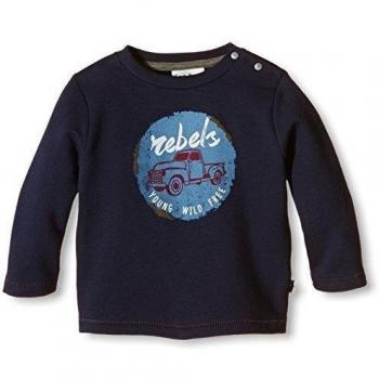 Sanetta 113508-Sudadera Bebé-Niños,  
 azul