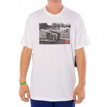 NIKE M NSW SS tee SPRT CRT 1 Camiseta, Hombre, White, S