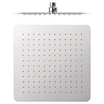Rociador de Ducha TRES 134315006, Dimensiones: 300x300 mm, Rótula orientable, Material: Acero inoxidable, Boquillas anticalcáreas, Color Cromo
