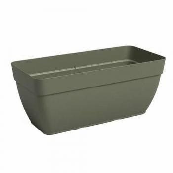 Maceta Jardinière Rectangular Verde 57,9 x 24,3 x 22 cm Polipropileno