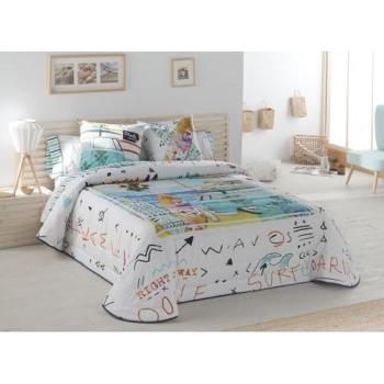 Colcha Bouti Beach 100% Algodón Estampado Digital - Cama 80/90/105/135/150 - Fabricada en España