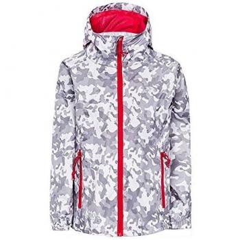Trespass UCJKRAM30001 - Chaqueta Impermeable Para Niños, Multicolor, 7-8 años