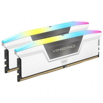 Corsair Vengeance RGB Pro SL 32GB (2x16GB) DDR5 5600MHz C36 Memory Kit – White
