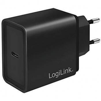 CARGADOR USB-C CASA LOGILINK NEGRO 5V/3A PA0258