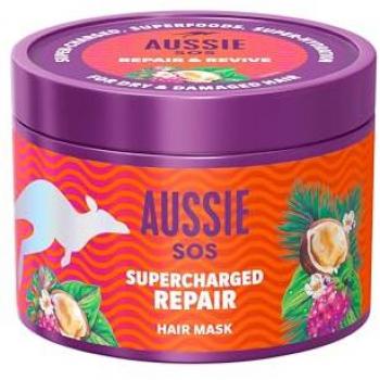 Aussie SOS Supercharged Repair Mascarilla Capilar 500 ml - Mascarilla supernutritiva para cabello seco y dañado, ayuda a reparar y proteger el cabello dañado, dejándolo suave, liso e hidratado durante