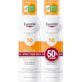 Eucerin Sensitive Protect Dry Touch Sun Spray SPF 50+ Duo Pack (2x200ml)