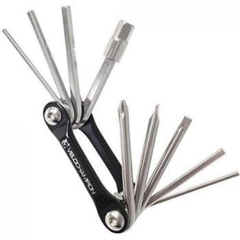 VeloChampion Multiherramienta para bicicleta VC10 con 10 funciones Bike Multitool