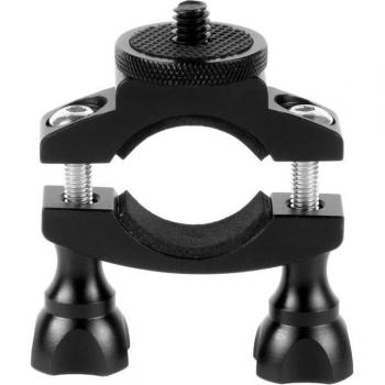 Soporte de Aluminio para Cámara Deportiva de Bicicleta - Clip de Tubo para DJI OSMO Action, GoPro Hero 7/6/5, Yi, EKEN y SJcam