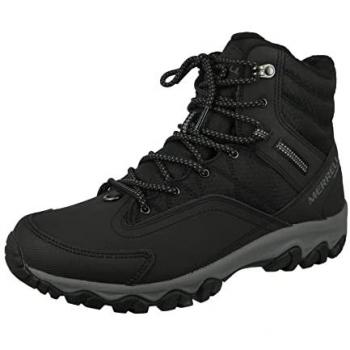 Merrell Men's Thermo Akita Mid Waterproof Trekking Shoes Black Size 41.5