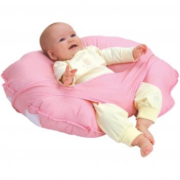 Leachco Cuddle-U - Nursing Pillow And More - Pink Pin Dot by Leachco