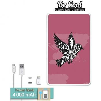 Becool® - Batería Externa Power Bank 4000 mah + Gratis 1 cable USB-MicroUsb