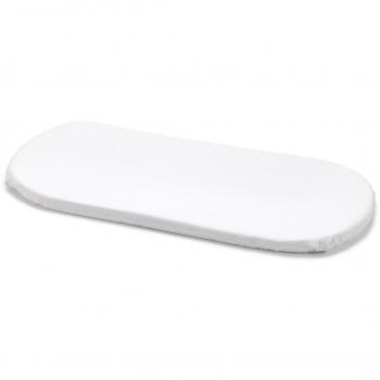 Cambrass - sabana bajera algodón - sabana ajustable con gomas - ropa de cama para bebé con tratamiento Sanitized - capazo/moisés 35x80x7 cm blanco