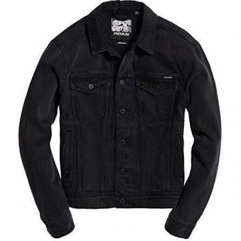 Superdry Cazadora Vaquera Highwayman Negro Hombre XS Negro