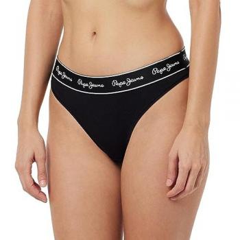 Braga Clásica Logo Estampado Negro Pepe Jeans para Mujer, Talla S