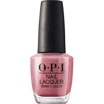 OPI Nail Laquer - Esmalte Uñas Duración de hasta 7 Días, Efecto Manicura Profesional 'Chicago Champagne Toast' Rosa - 15 ml