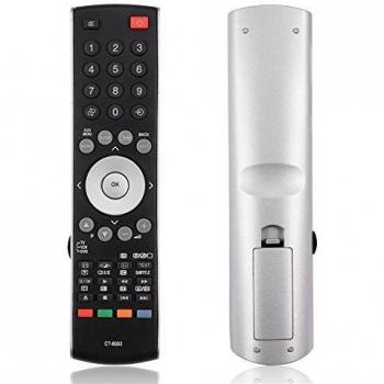 Zerone Mando a Distancia Universal para Toshiba CT-8003, Smart TV Repuesto Mando a Distancia para Toshiba CT-90314 37XV500A 42XV500A 46XV500A Smart TV
