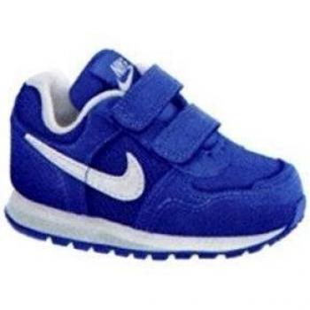 Nike MD Runner TDV, Zapatos de Primeros Pasos para Bebés, Azul/Blanco